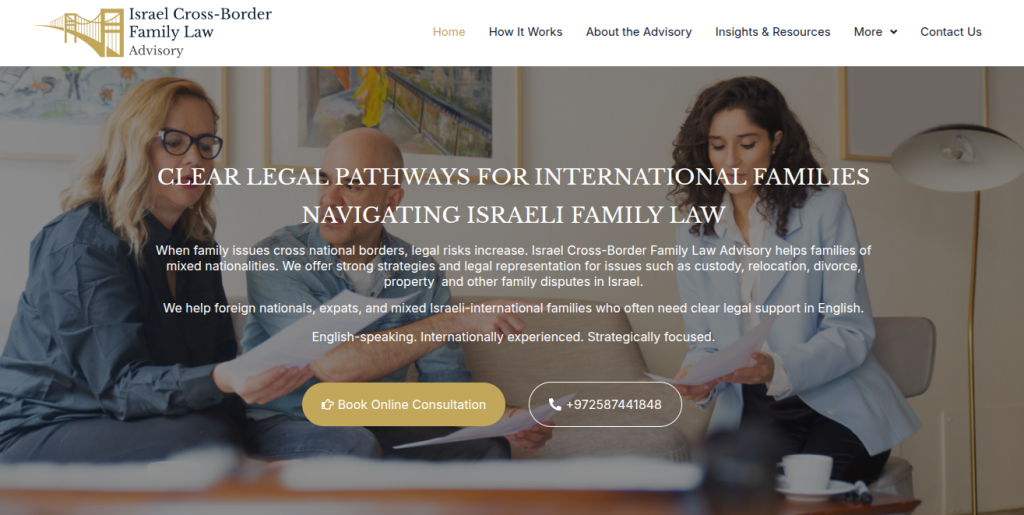 Israel Cross-Border Family Law portal